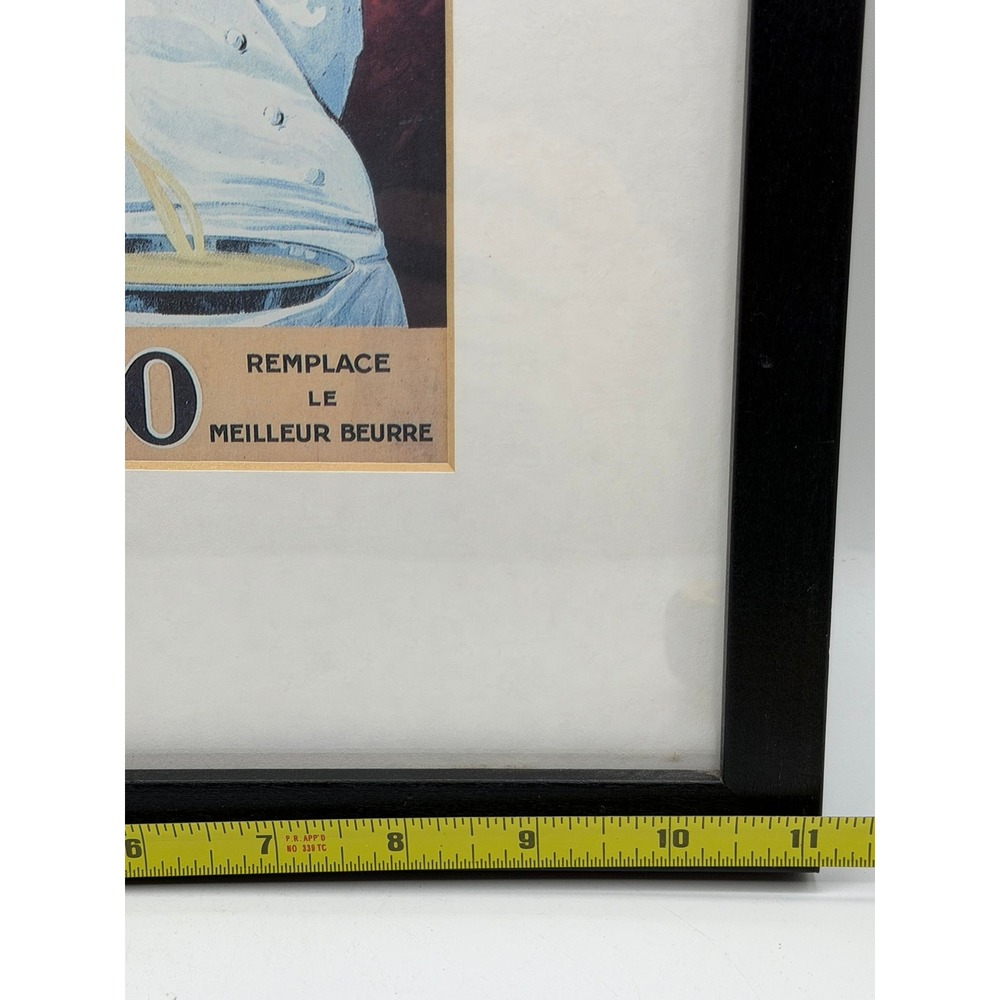 Vintage Vitello Margarine Leonetto Cappiello Framed Art Print 11x14 Chef 1999 - Picture 3 of 11